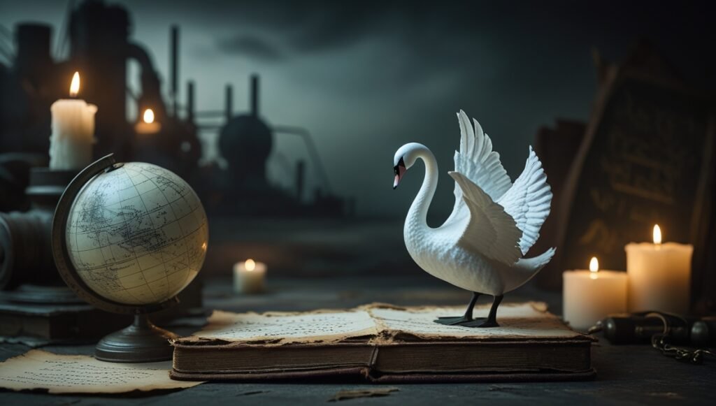 he progress is riddled with uncertainty and black swans